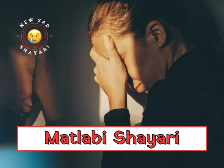 Matlabi Shayari in Hindi